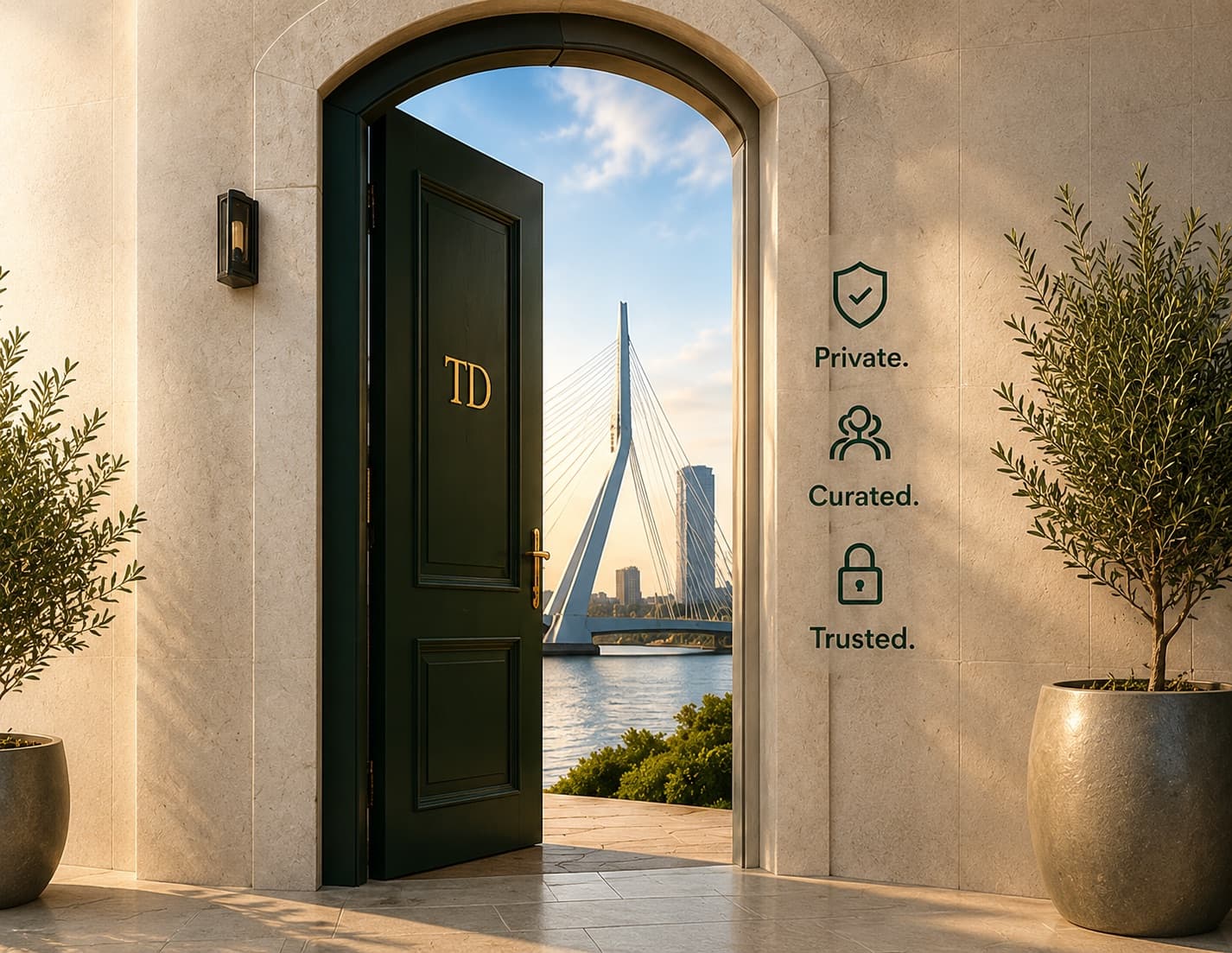 Curated access to the private TurkDutch Marketplace.